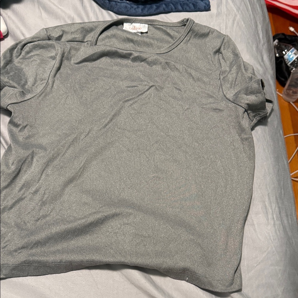 Colsie Charcoal Women's Tee